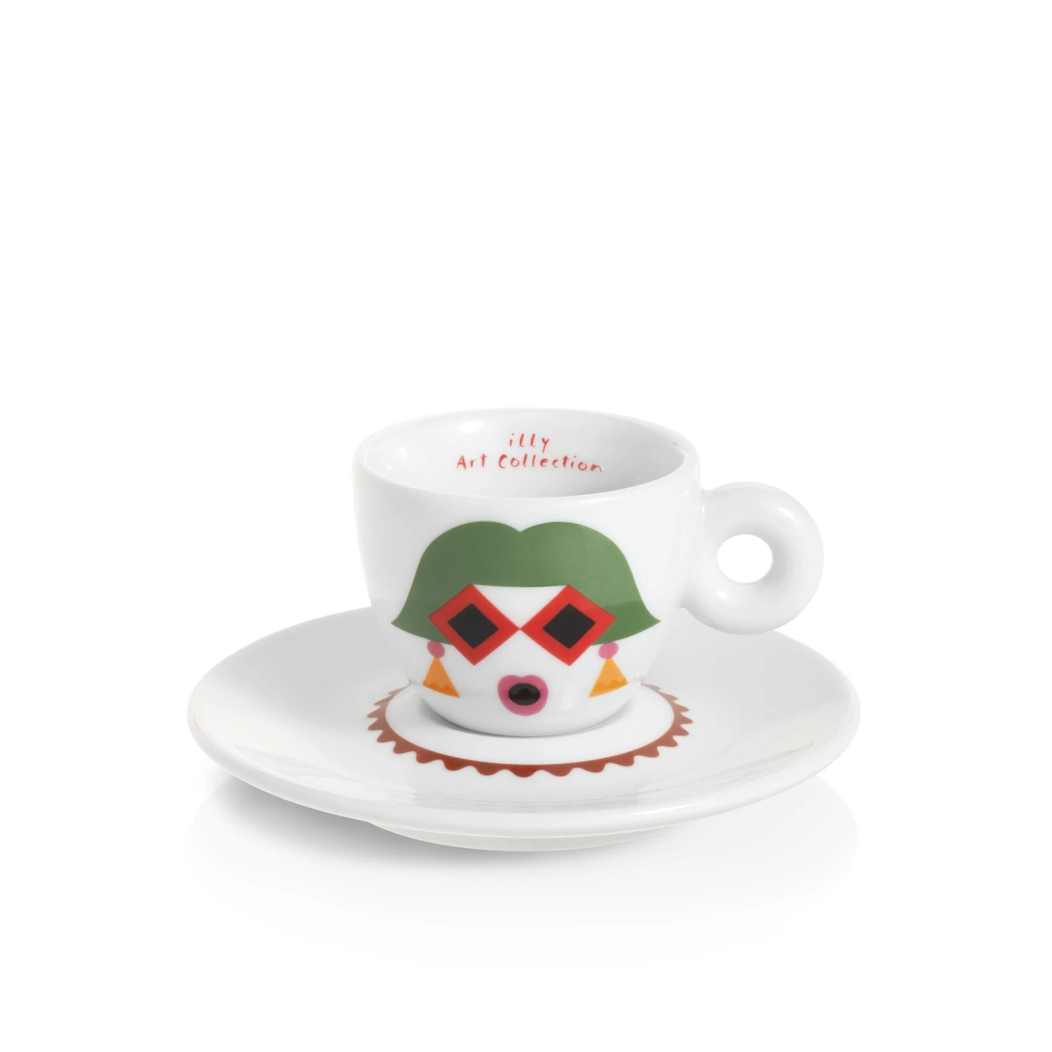Illy Art Collection Olimpia Zagnoli Espresso Cups - Set Of 6 4 Illy Art Collection Olimpia Zagnoli Espresso Cups - Set Of 6 - Image 2