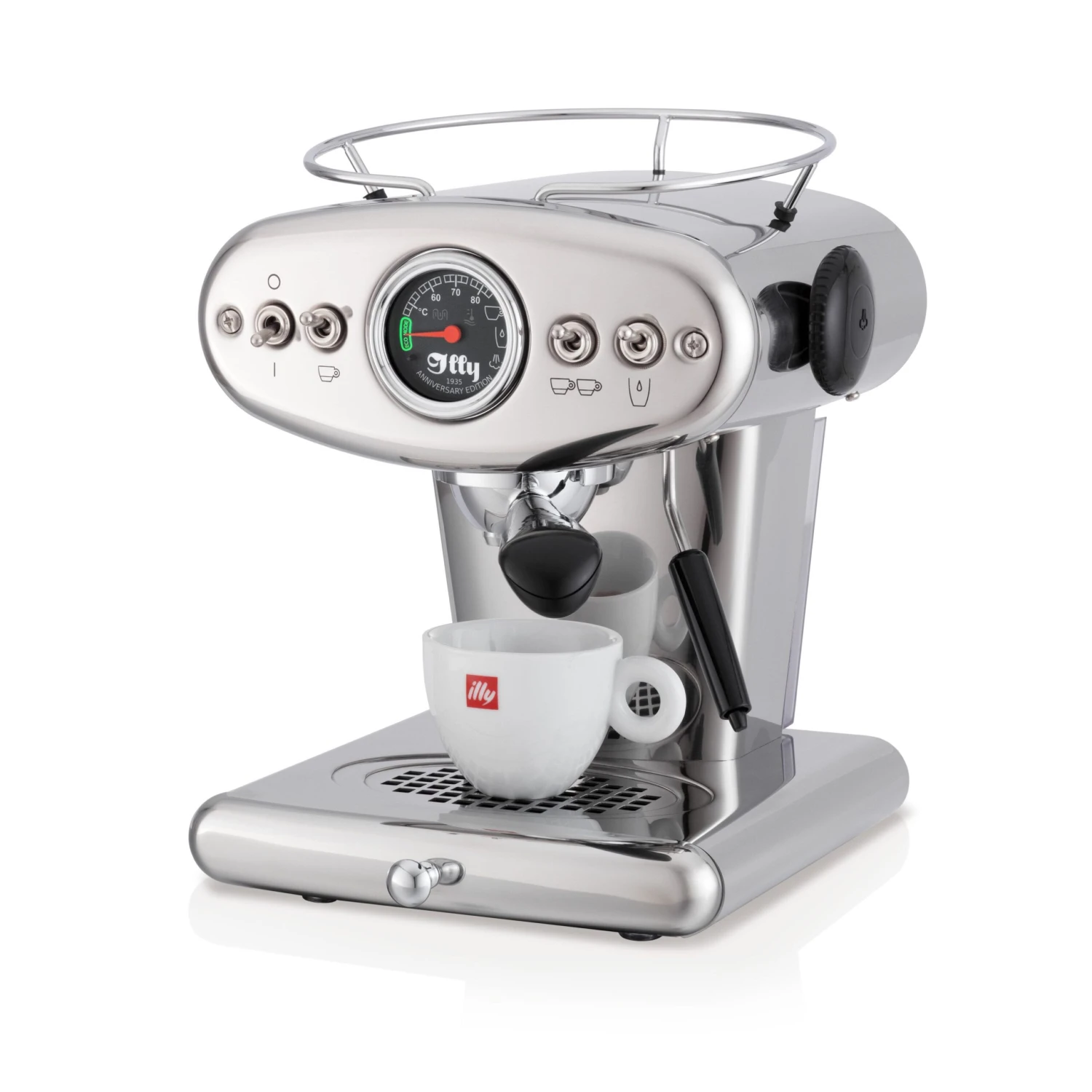 Illy X1 Anniversary E.S.E. Pod & Ground Coffee Machine - Stainless - Image 3