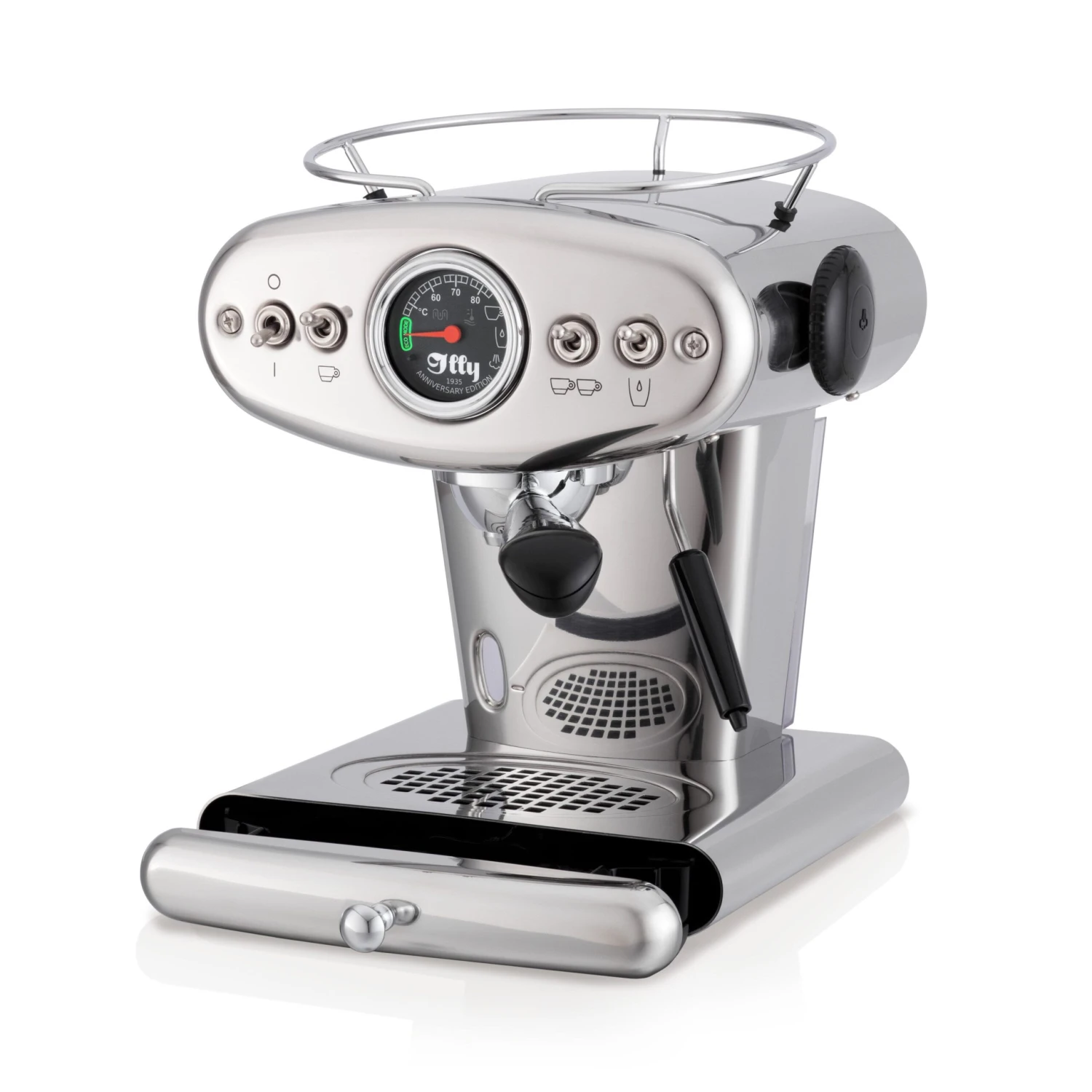 Illy X1 Anniversary E.S.E. Pod & Ground Coffee Machine - Stainless - Image 4