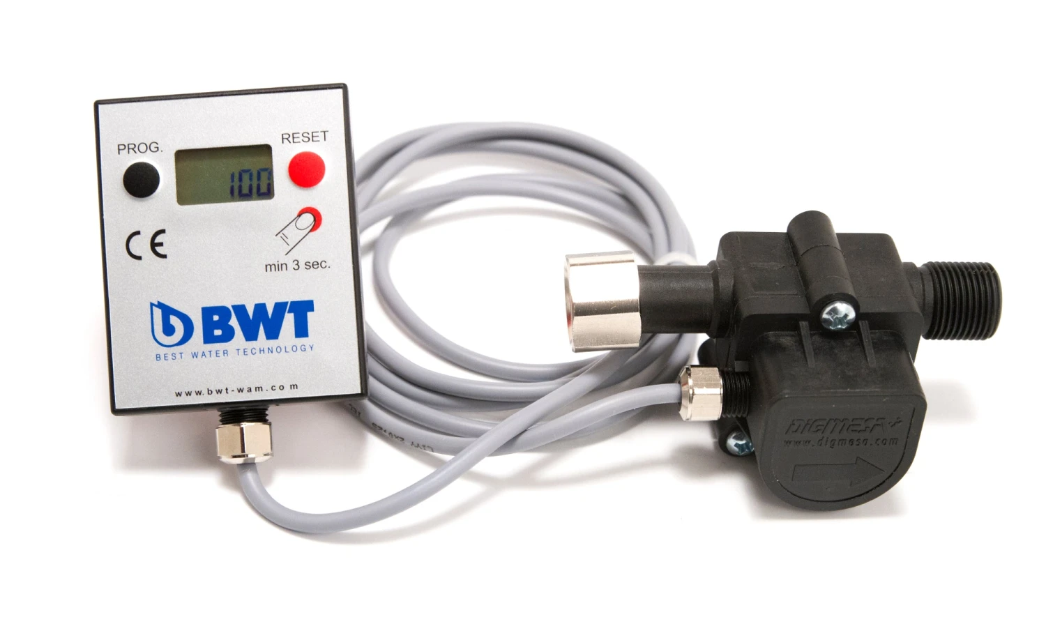 BWT 3/8" Aquameter With LCD Display