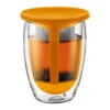 Bodum 12oz Tea For One With Strainer In Orange