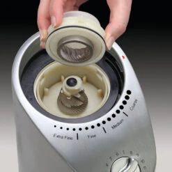 Capresso Infinity Plus Conical Burr Coffee Grinder In Metal 14 Capresso Infinity Plus Conical Burr Coffee Grinder In Metal -Coffee Machine Store 575.05InfinityPlusBurrHR