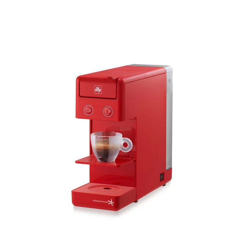 Illy Y3.2 IperEspresso Espresso & Coffee Machine In Red - Image 2