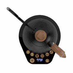 Brewista Artisan Electric Gooseneck Kettle - Matte Black -Coffee Machine Store ArtisanKettleblackonblacktopview