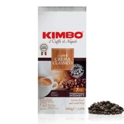 Kimbo Il Caffe Di Napoli CaffeCrema Classico Whole Bean -Coffee Machine Store CaffeCremaClassicoWholeBean Beans