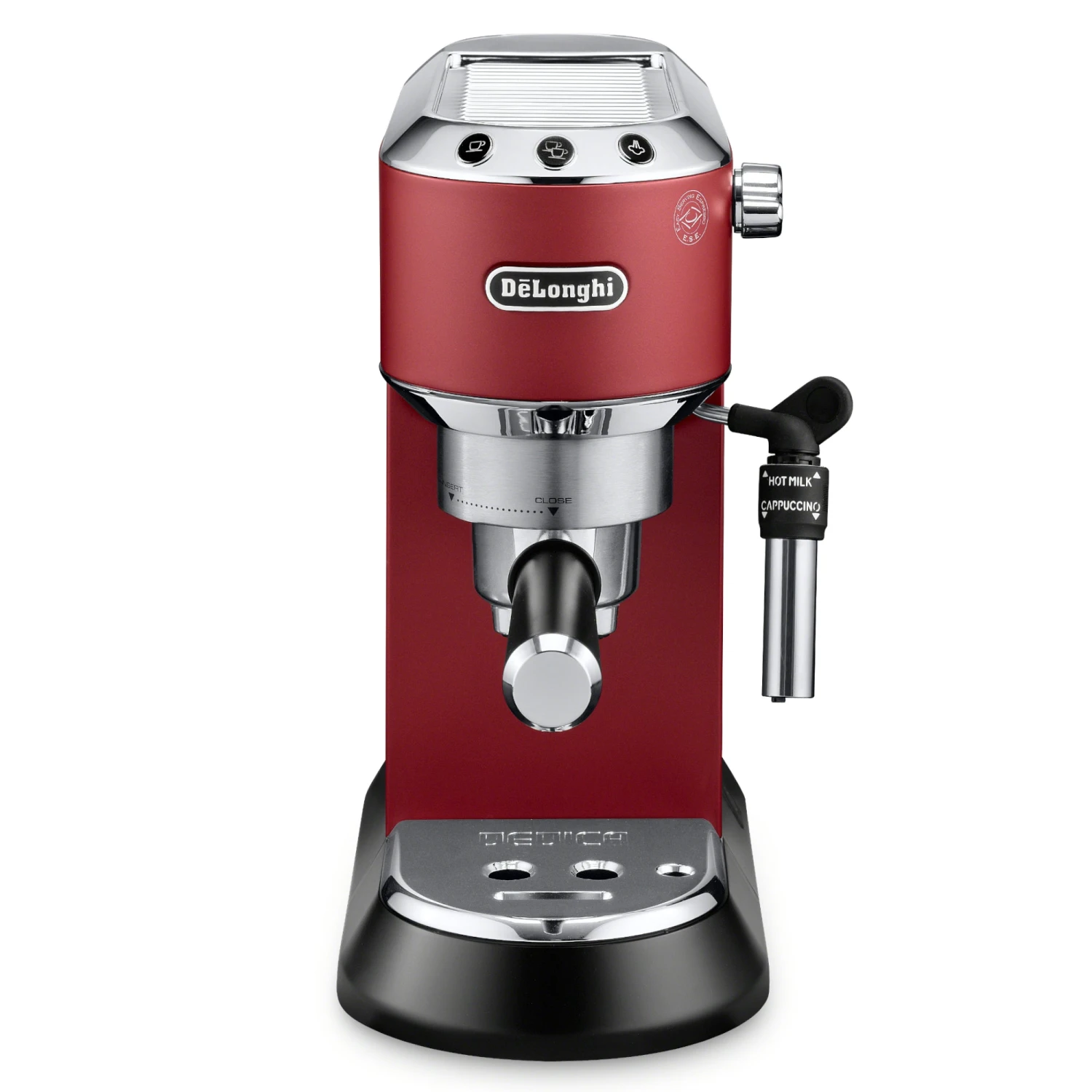 DeLonghi EC685R Dedica DeLuxe Pump Espresso Machine - Red - Image 2