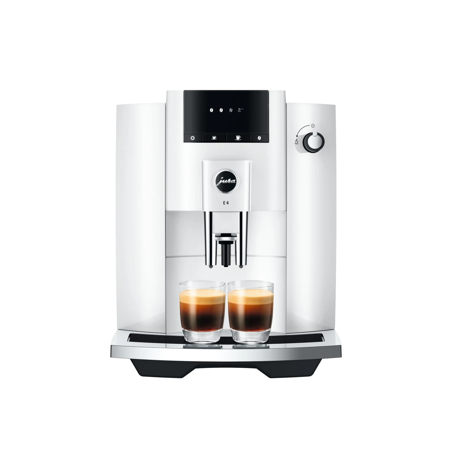 JURA E4 Automatic Espresso Machine In Piano White - Image 2