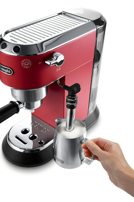 DeLonghi EC685R Dedica DeLuxe Pump Espresso Machine - Red - Image 6