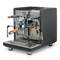 ECM Synchronika Espresso Machine With Flow Control - Anthracite -Coffee Machine Store ECMSYNCHDBFCZWD AnthraciteSidePanels