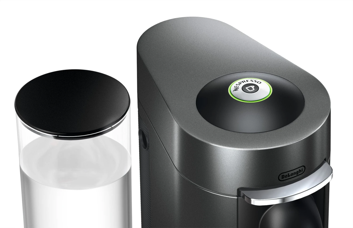 Nespresso Vertuo Plus Deluxe Espresso Machine By DeLonghi With Aeroccino - Titan 6 Nespresso Vertuo Plus Deluxe Espresso Machine By DeLonghi With Aeroccino - Titan - Image 4