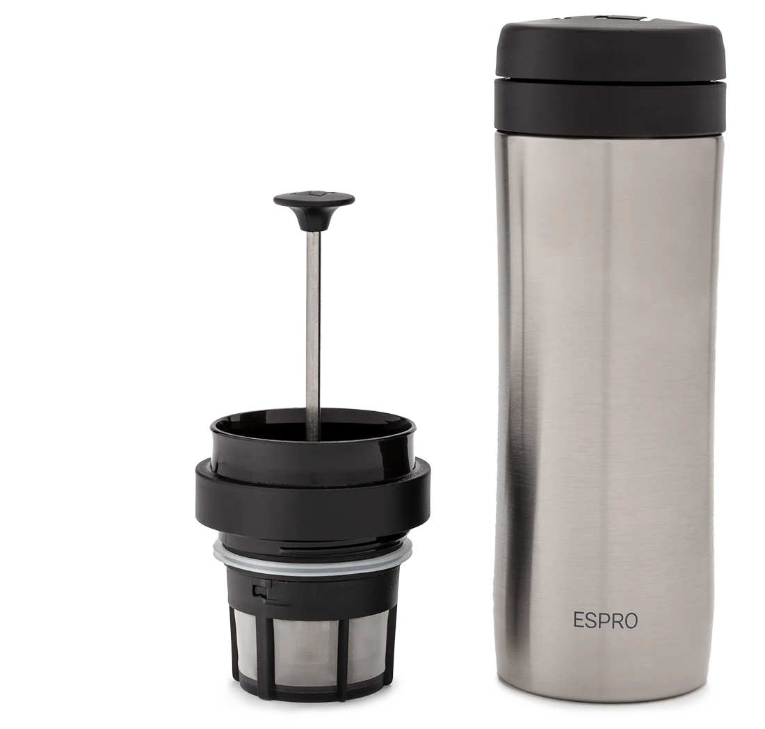 Espro P1 Travel Press For Coffee - Stainless Steel