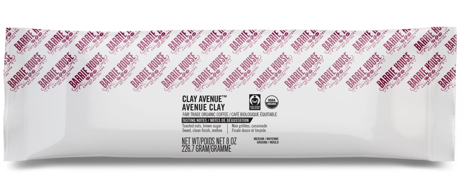 Barrie House Clay Avenue Fair Trade Organic Ground Coffee - 8oz