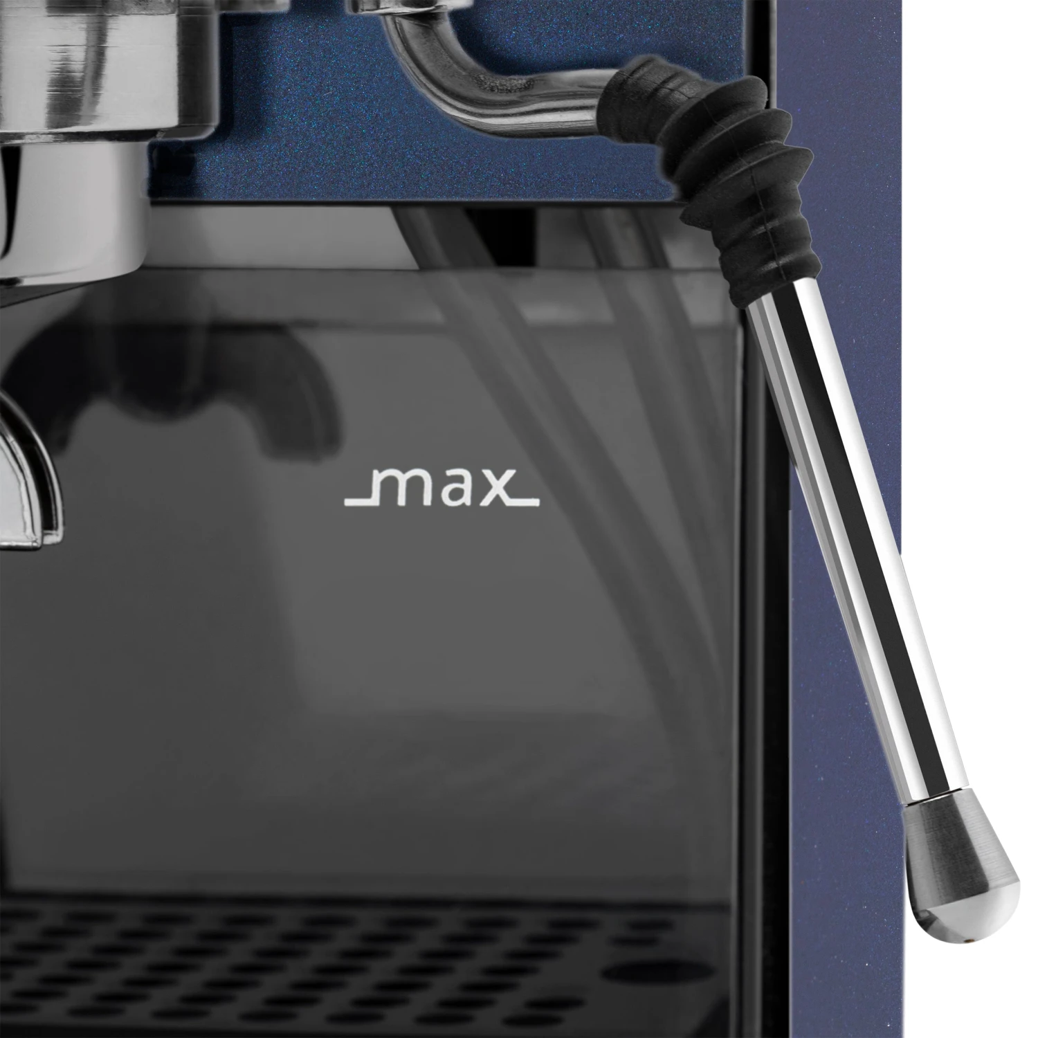 Gaggia Classic Evo Pro Espresso Machine In Classic Blue With Olive Wood - Image 4
