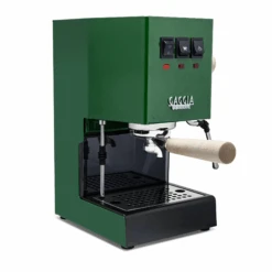 Gaggia Classic Evo Pro Espresso Machine In Jungle Green With Tiger Maple 10 Gaggia Classic Evo Pro Espresso Machine In Jungle Green With Tiger Maple -Coffee Machine Store GACLASSICEVOPROGRNTM Green Maple Single EVO 2082