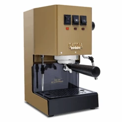Gaggia Classic Evo Pro - 85th Anniversary Limited Edition With Blackened Oak -Coffee Machine Store GACLASSICGOLDBOSNG