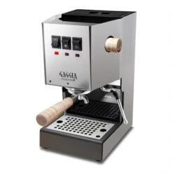 Gaggia Classic Pro In Stainless Steel - Tiger Maple