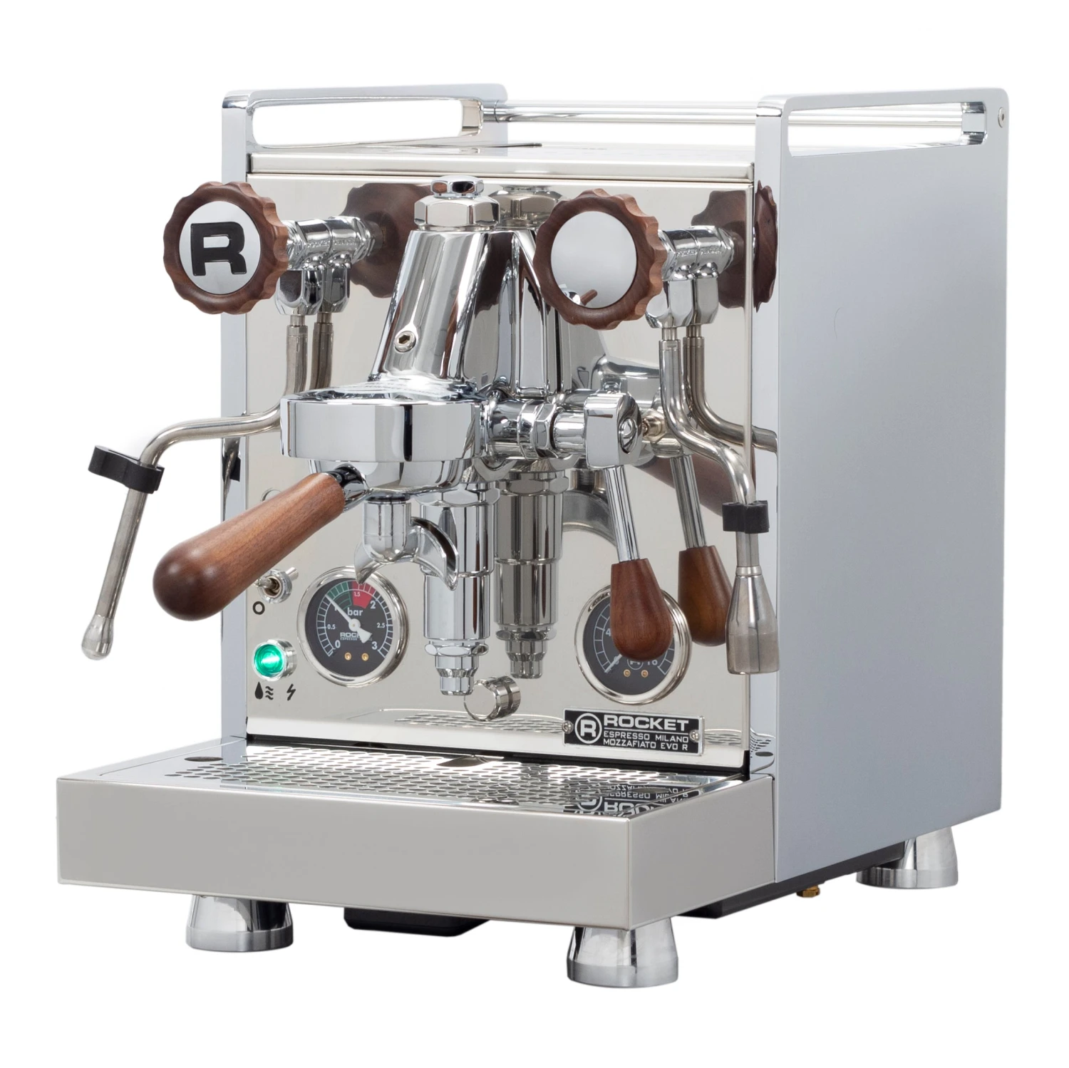 Rocket Espresso Mozzafiato Cronometro R Espresso Machine - Walnut Accents