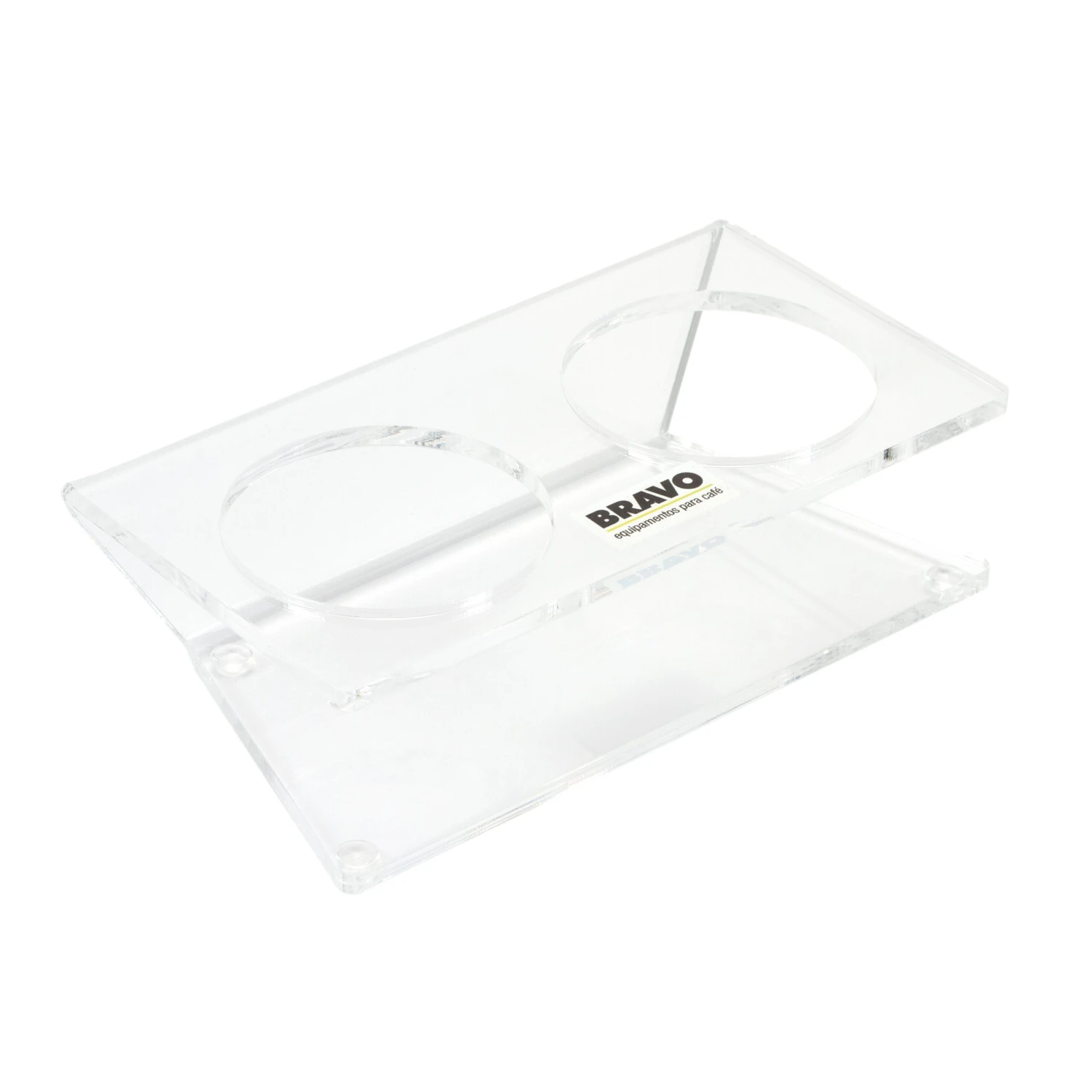 Bravo Acrylic Tamper And Distributor Stand - Clear 3 Bravo Acrylic Tamper And Distributor Stand - Clear