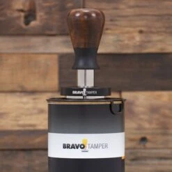 Bravo Espresso Tamper Dark Wood Handle 54.7mm -Coffee Machine Store IMG 4441