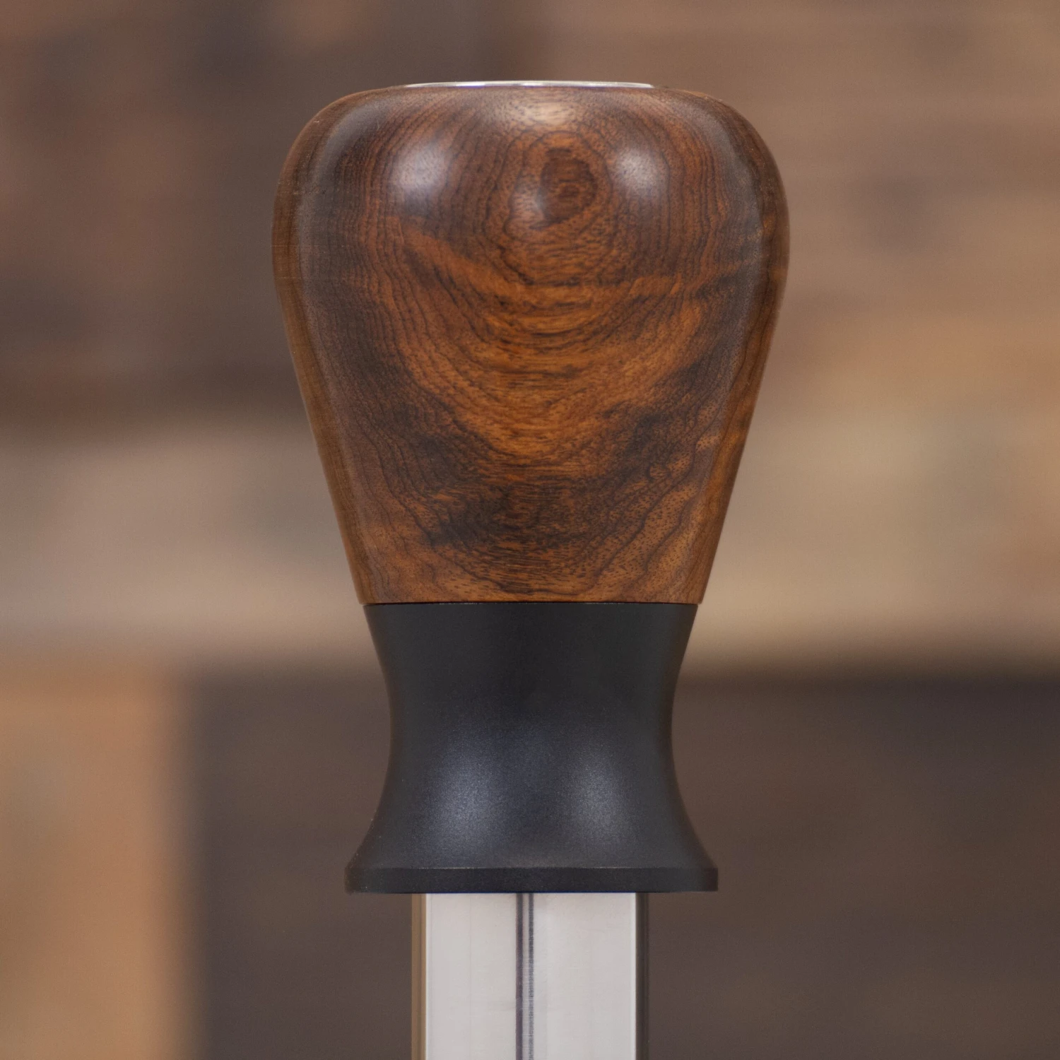Bravo Espresso Tamper Dark Wood Handle 58.5 Mm - Image 5