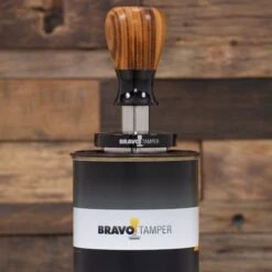 Bravo Espresso Tamper Light Wood Handle 54.7mm -Coffee Machine Store IMG 4457
