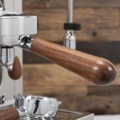 Rocket Espresso R Cinquantotto Espresso Machine - Walnut Accents -Coffee Machine Store IMG 4477