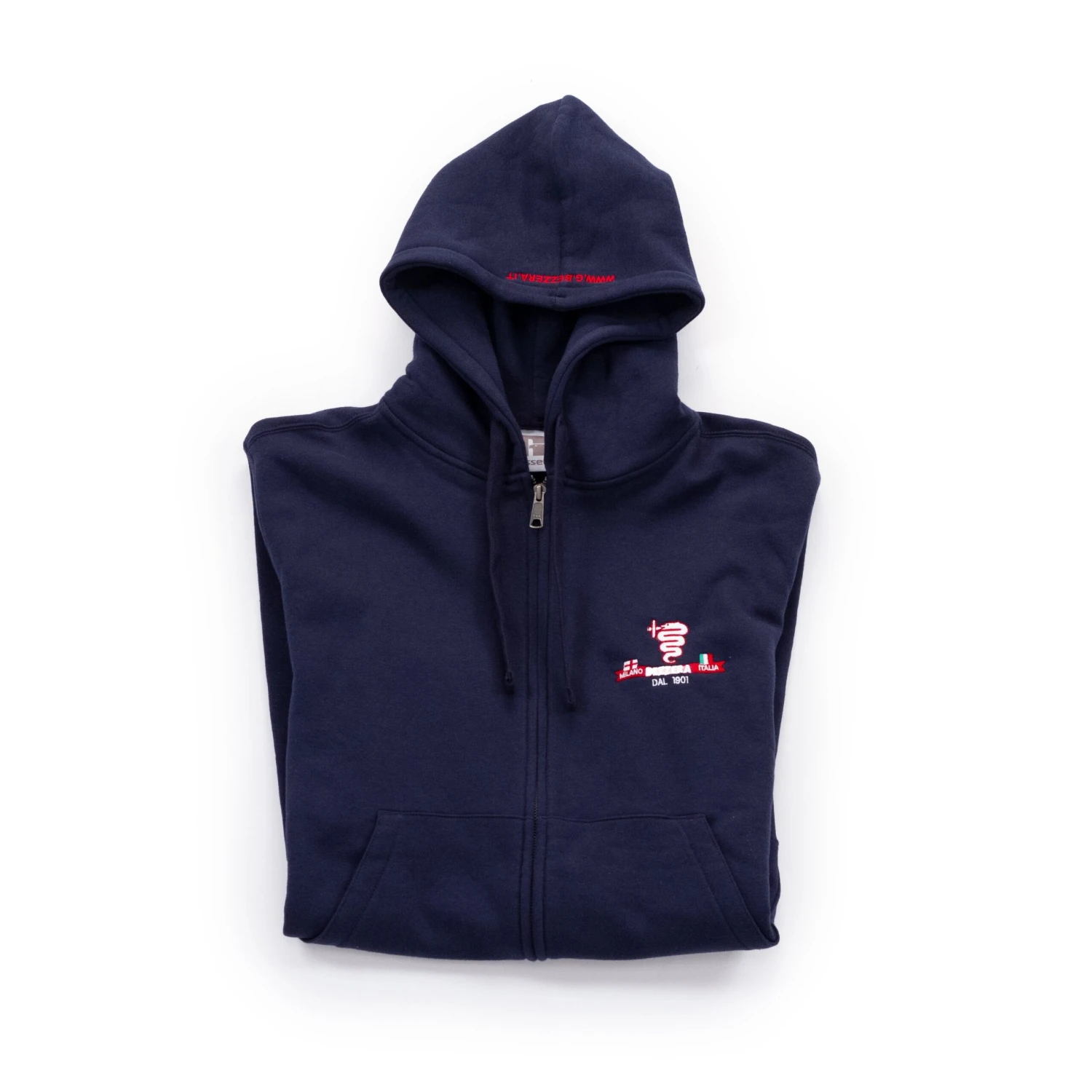 Bezzera Navy Blue Hooded Sweatshirt - Image 2