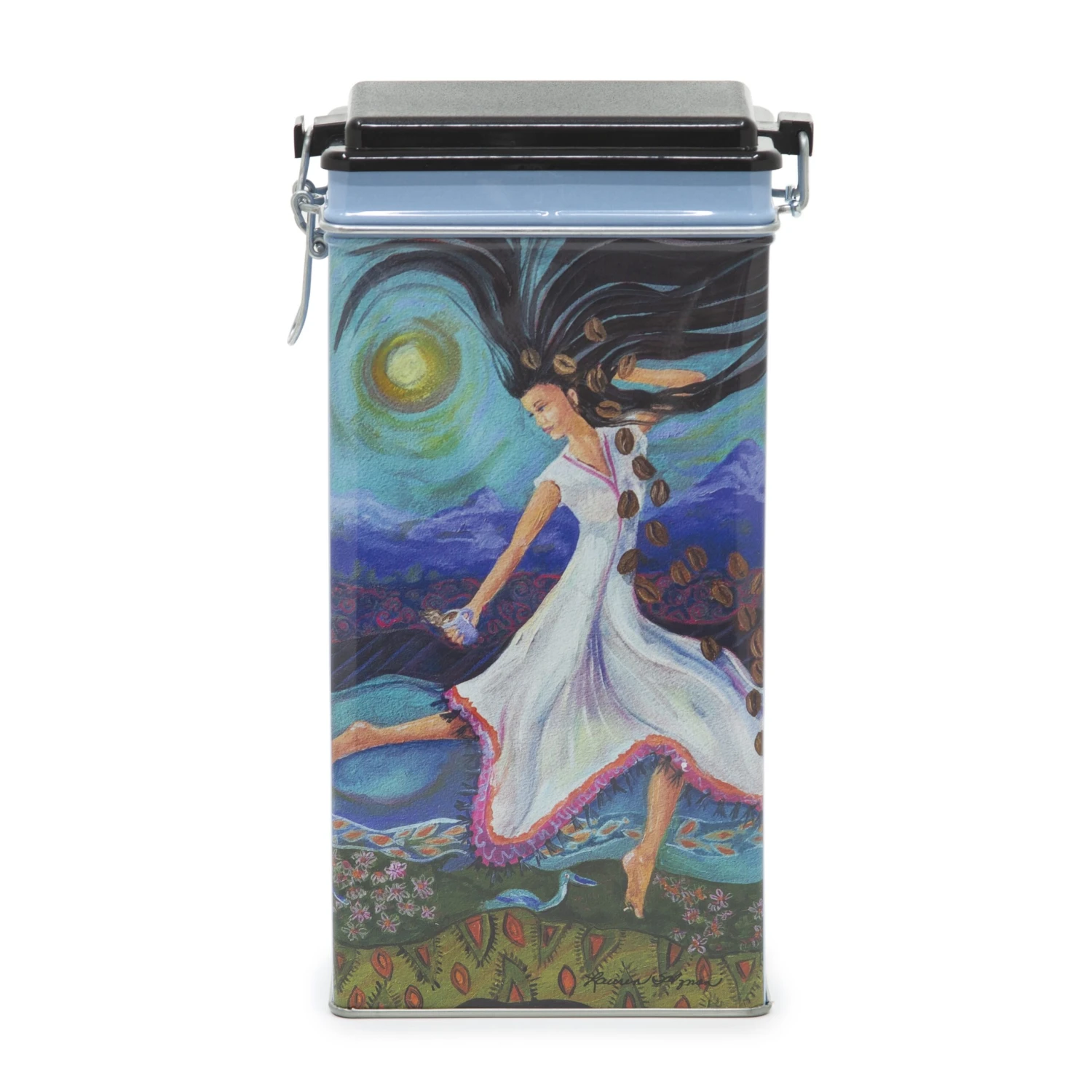 Lauren Salzman Art - Coffee Dance Storage Tin - Image 3