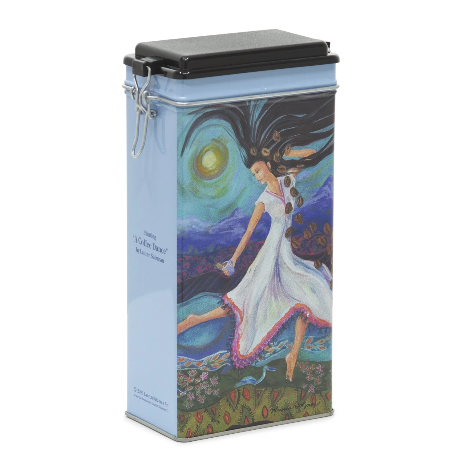 Lauren Salzman Art - Coffee Dance Storage Tin - Image 2