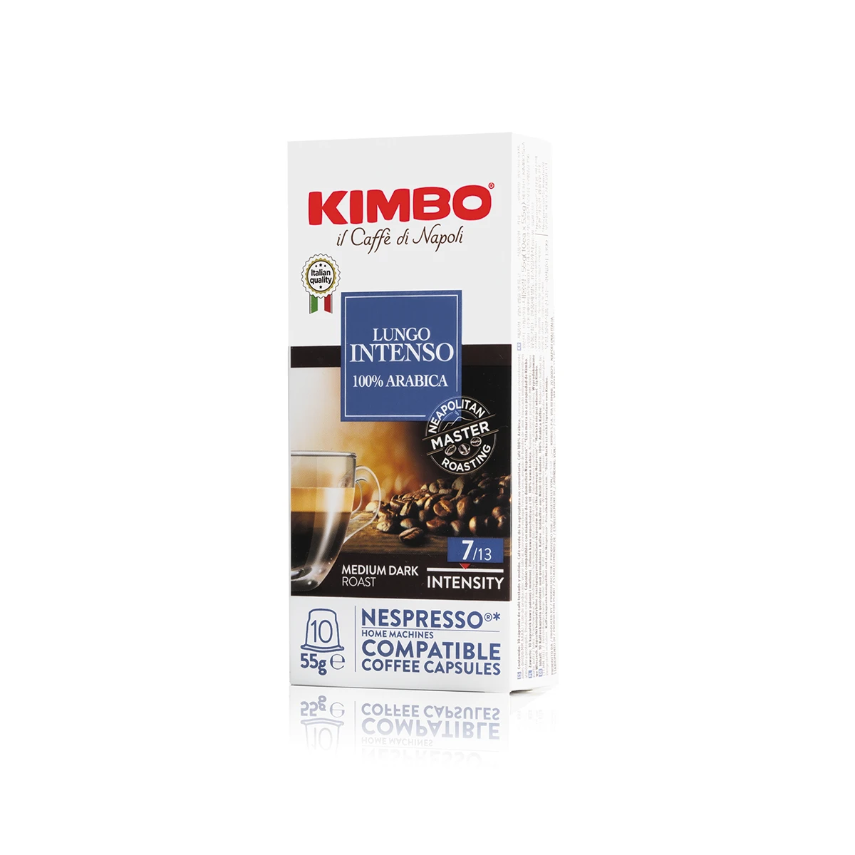 Kimbo Il Caffe Di Napoli Nespresso Original Compatible Capsules 10ct - Lungo Intenso - Image 2