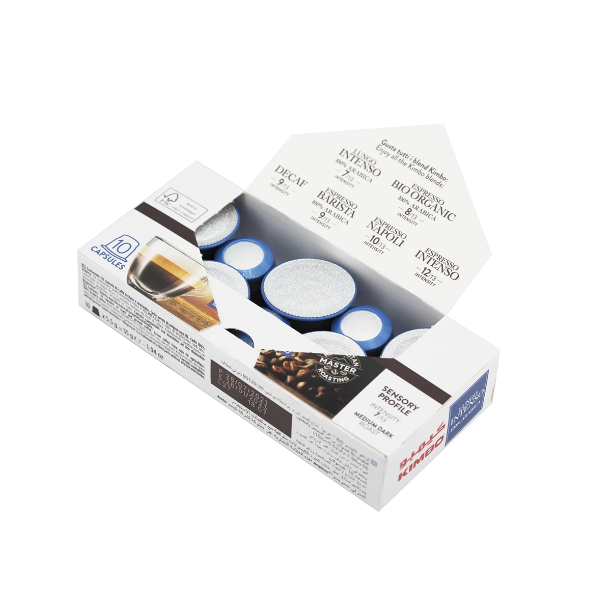 Kimbo Il Caffe Di Napoli Nespresso Original Compatible Capsules 10ct - Lungo Intenso - Image 4