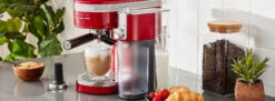 KitchenAid® Automatic Milk Frother Attachment - Empire Red 13 KitchenAid® Automatic Milk Frother Attachment - Empire Red -Coffee Machine Store KitchenaidMilkFrotherEmpireRedBanner