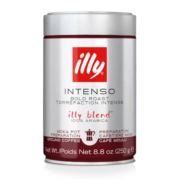 Illy Moka Intenso Ground Dark Roast Coffee 3 Illy Moka Intenso Ground Dark Roast Coffee