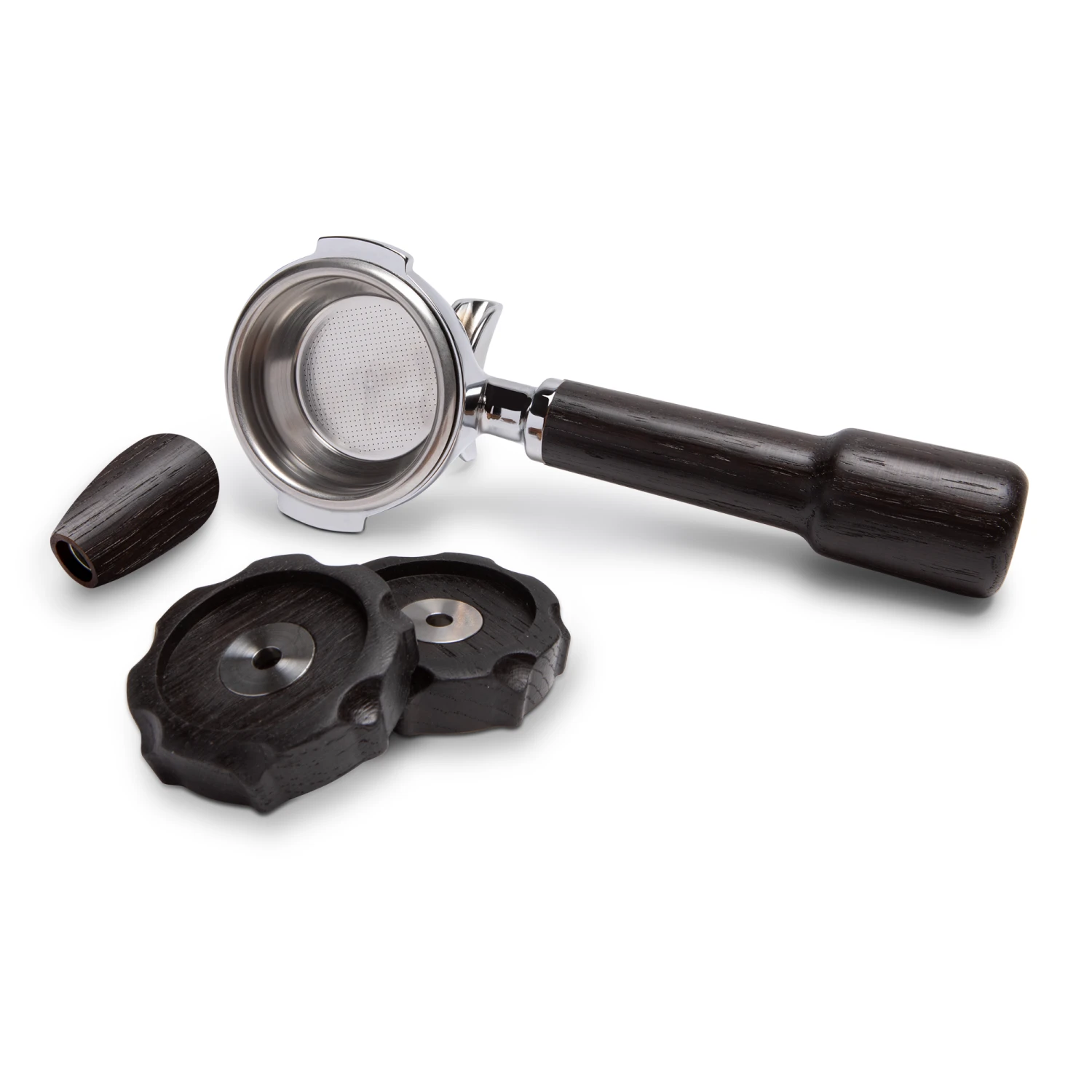 Profitec Pro 400 Espresso Machine In Matte White With Blackened Oak - Image 5