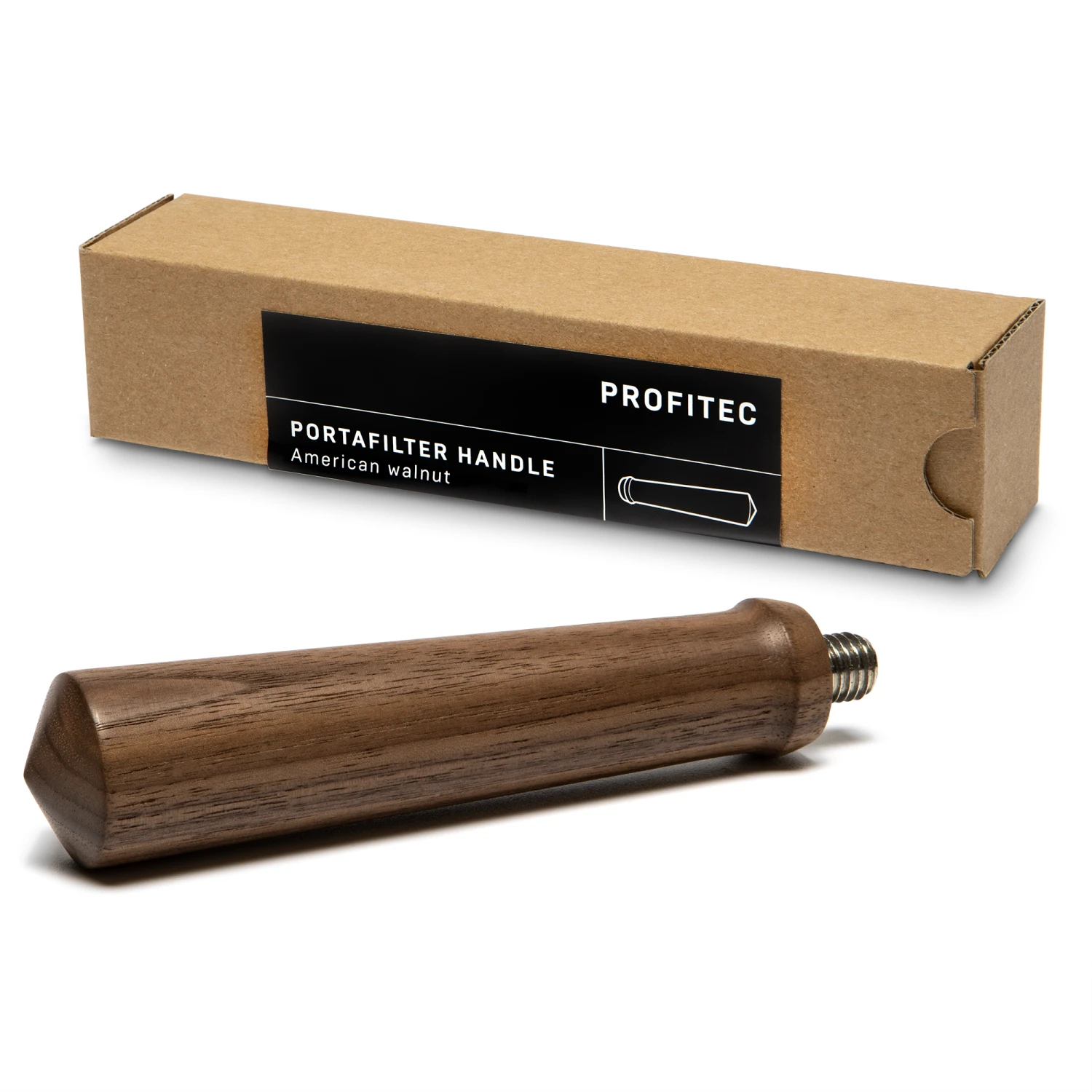 Profitec Twist And Change Portafilter Handle - American Walnut 3 Profitec Twist And Change Portafilter Handle - American Walnut