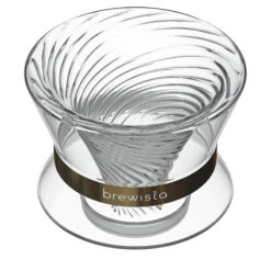 Brewista Tornado Duo Double Wall Glass Dripper -Coffee Machine Store Tornado Angled