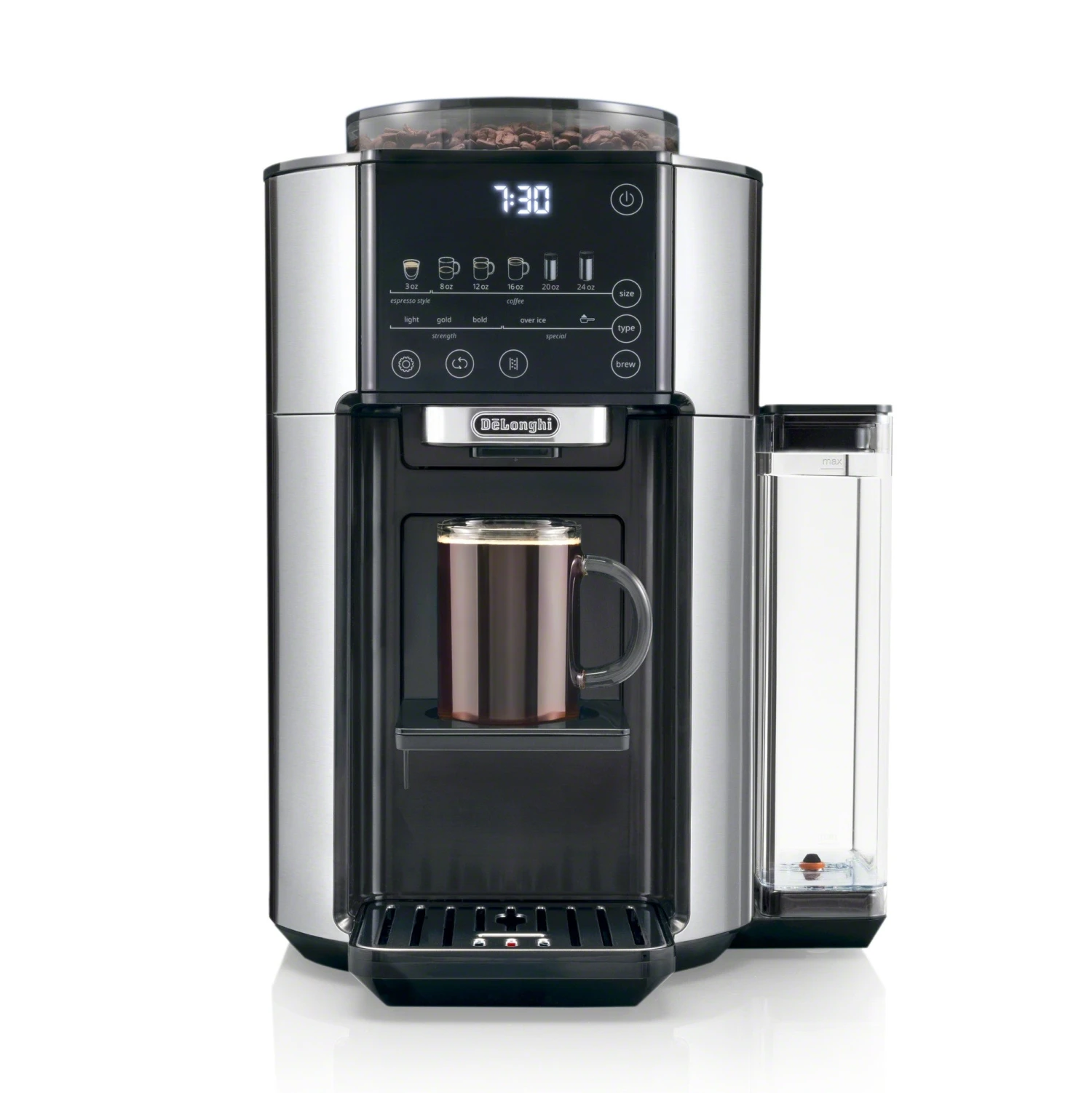 DeLonghi TrueBrew Drip Coffee Maker - Stainless/Black 2 DeLonghi TrueBrew Drip Coffee Maker - Stainless/Black