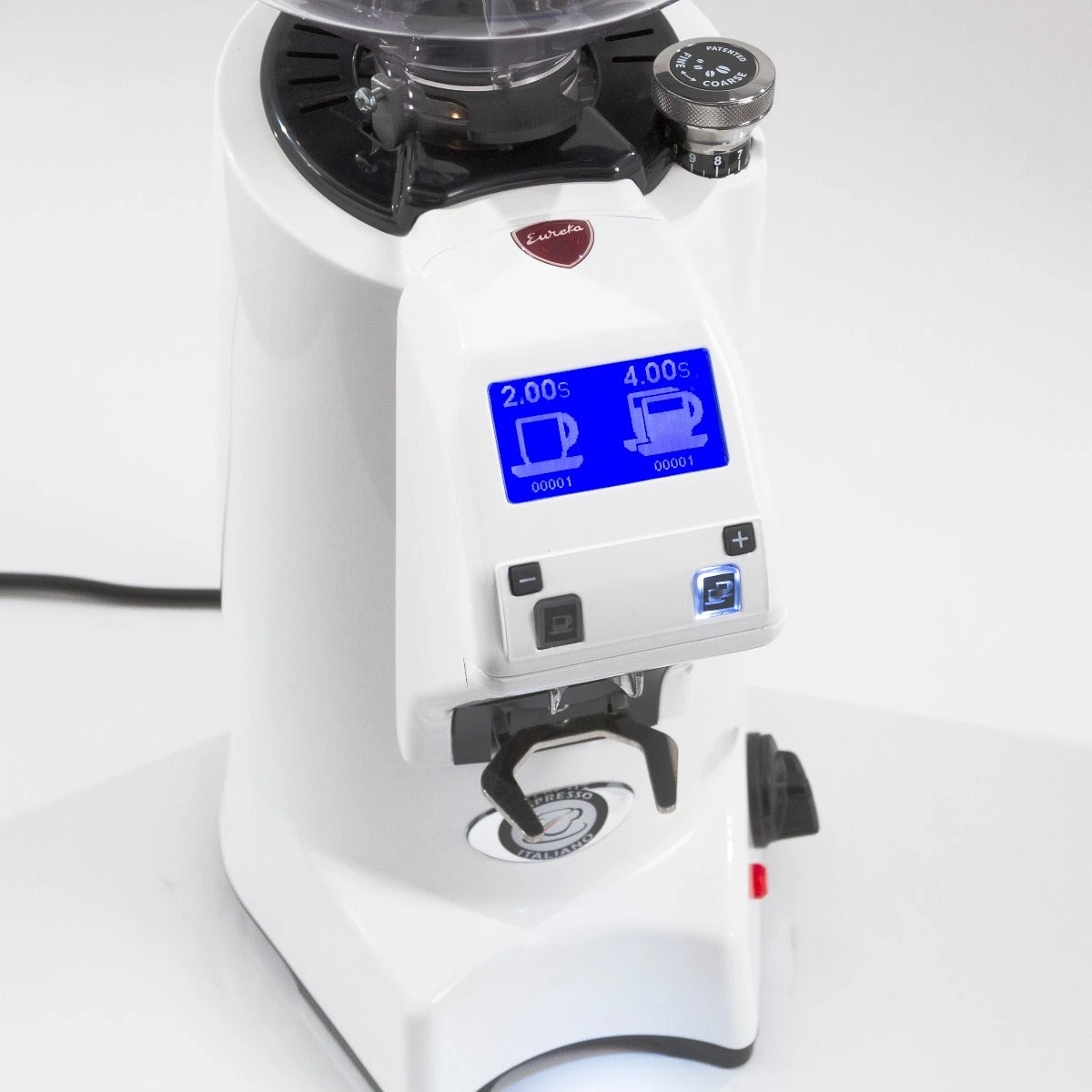 Eureka Zenith 65E High Speed Espresso Grinder In White - Image 5