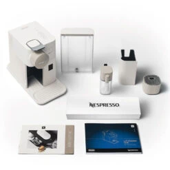 DeLonghi Nespresso Lattissima One In White -Coffee Machine Store lattissimaone white accessories